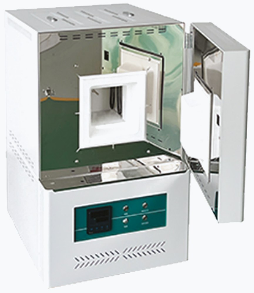 1600°C Ceramic Fiber Muffle Furnace, door open